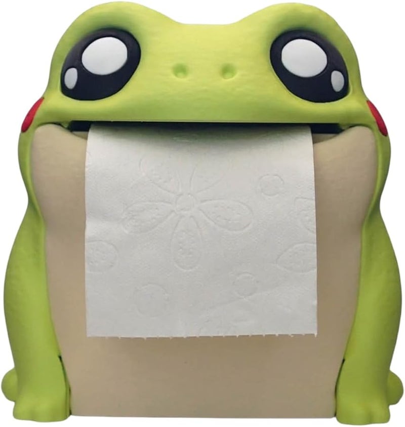 Frogs Designs Tissue Paper Box Holder Sturdy Construction Easy Dispensing Ideal for Household - Image 2