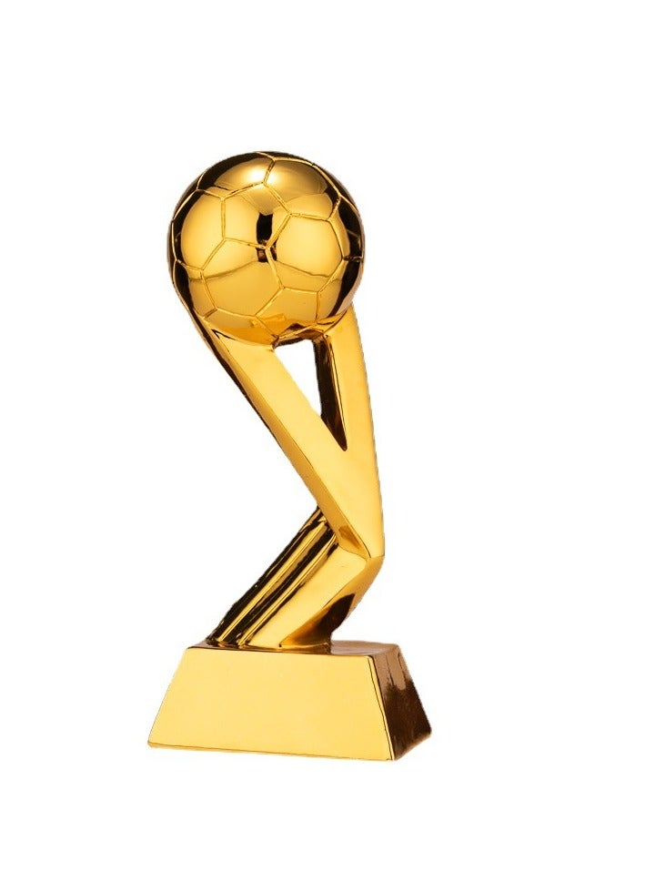 KUYING New Creative Resin Football Trophy 8x7x20cm  - Image 2