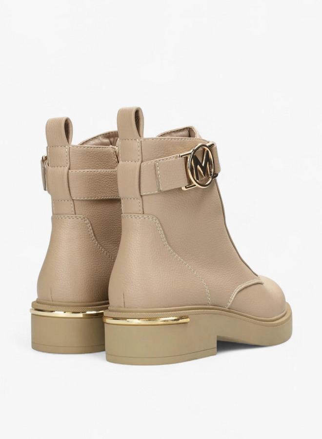 MEXX Solid Ankle Boots with Zip Closure - Image 3