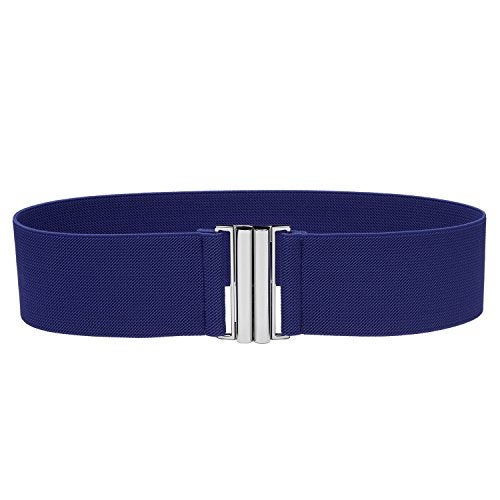 Syuer Womens Wide Elastic Waist Belt Cinch Belt Trimmer Stretch Waistband - Image 1