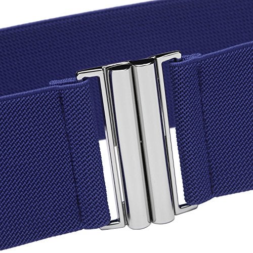 Syuer Womens Wide Elastic Waist Belt Cinch Belt Trimmer Stretch Waistband - Image 3