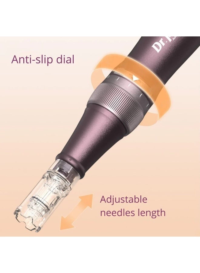 دكتور بن دكتور بين ألتيما A10 - قلم تجميل ميكرونيدل لاسلكي متعدد الوظائف أصلي - مجموعة أدوات العناية بالبشرة الموثوقة لتحقيق نتائج سريعة تحتوي على 2 قطعة من الإبر 12 - Image 3