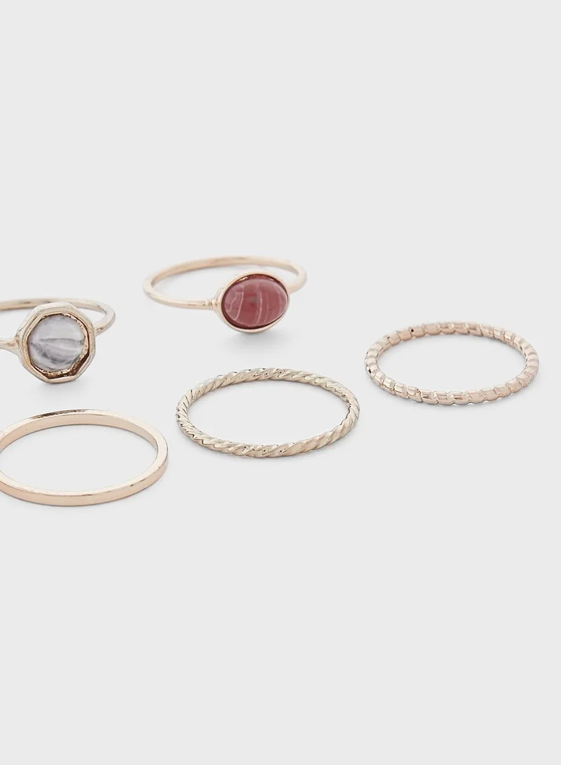 FYOR Stone Rings Sets