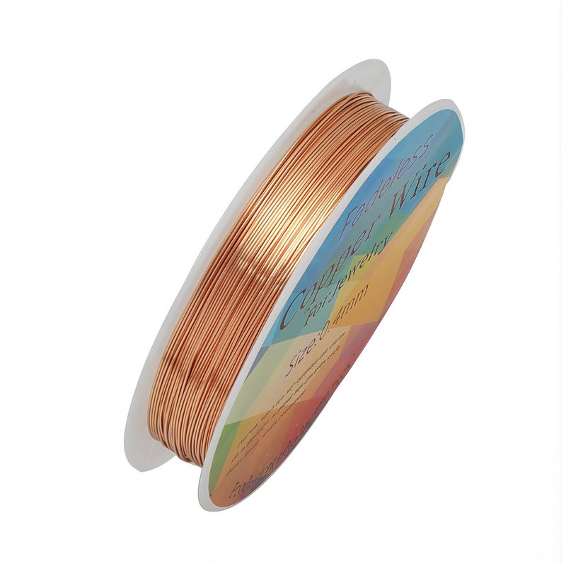 Beginner Friendly Copper Wire 0.3mm Easy Bend No Tangle Kids Adult Jewelry Craft - Image 1