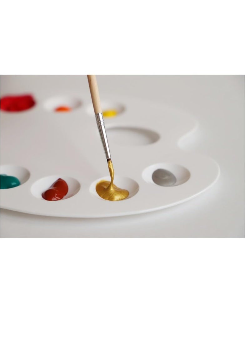 PRIMO Mixed Brush Set, 10 Brushes, Round and Flat Brushes, for Little Artists by Primo - Image 4