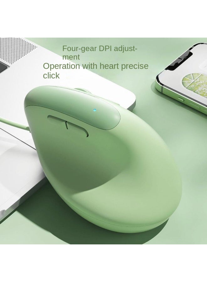 بي.أو.دب فأرة سلكية عمودية مريحة 4 مستويات ضبط Dpi أزرار صامتة كمبيوتر محمول مكتب مكتب - Image 4