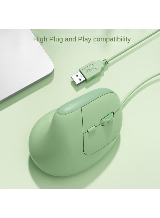 بي.أو.دب فأرة سلكية عمودية مريحة 4 مستويات ضبط Dpi أزرار صامتة كمبيوتر محمول مكتب مكتب - Image 2