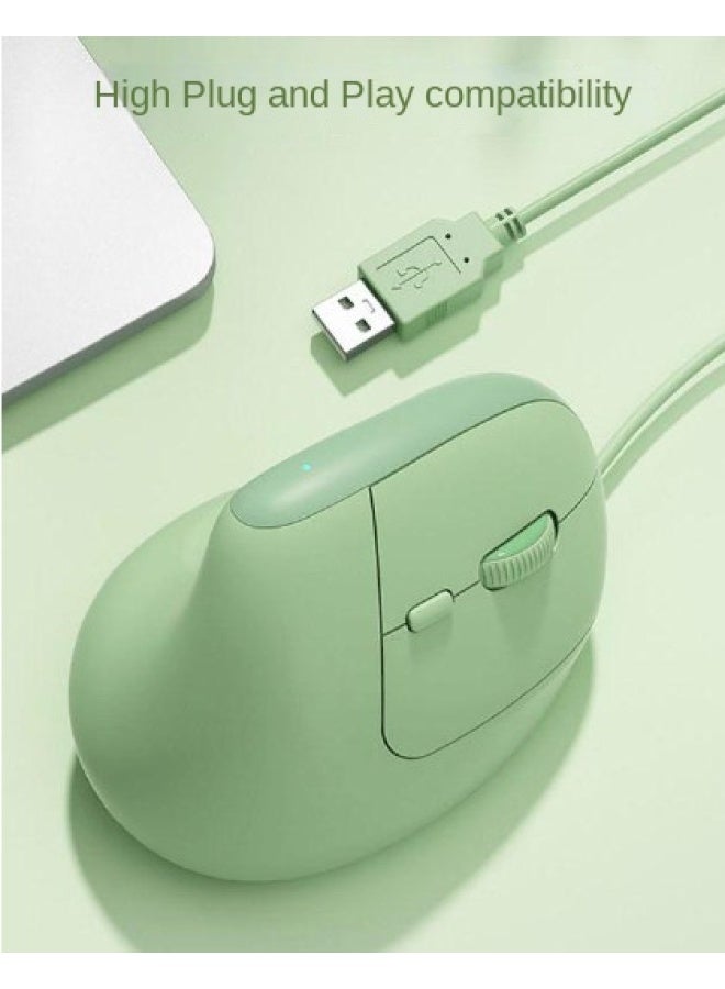 بي.أو.دب فأرة سلكية عمودية مريحة 4 مستويات ضبط Dpi أزرار صامتة كمبيوتر محمول مكتب مكتب - Image 1