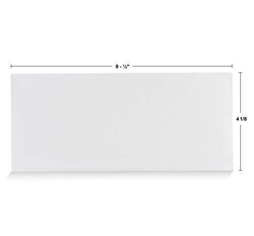 Aimoh 40#10 Security Tinted Self-Seal Envelopes - No Window, EnveGuard, Size 4-1/8 X 9-1/2 Inches - White - 24 LB - 40 Count (34140) - Image 2