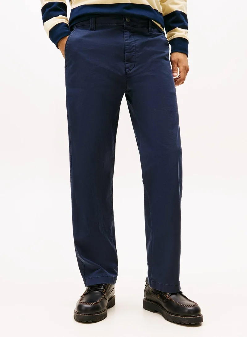 TOMMY JEANS Dark Night Navy Otis Regular Twill Chinos for Men | Best Price UAE