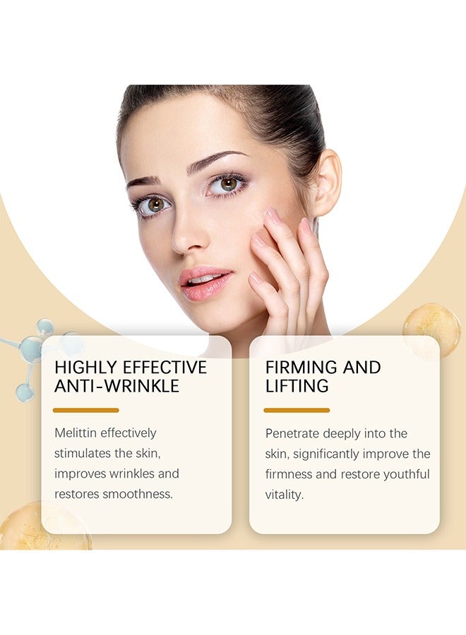 OUHOE Botox Bee Venom Wrinkle Cream, Anti-Wrinkle Firming & Moisturizing Multi-Purpose Cream, Upgrade Bee Venom Skin Treatment for Wrinkle Removal, Suitable for All Skin Types (20ml) - Image 5