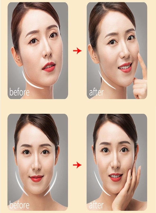 APPTI Double V Shape Chin Reducer Face Lifting Mask, Firming Tightening Facial Mask Chin Up Patch V Line Lifting Mask for Women Men Face and Neck Slimmer 5 Pieces - Image 4