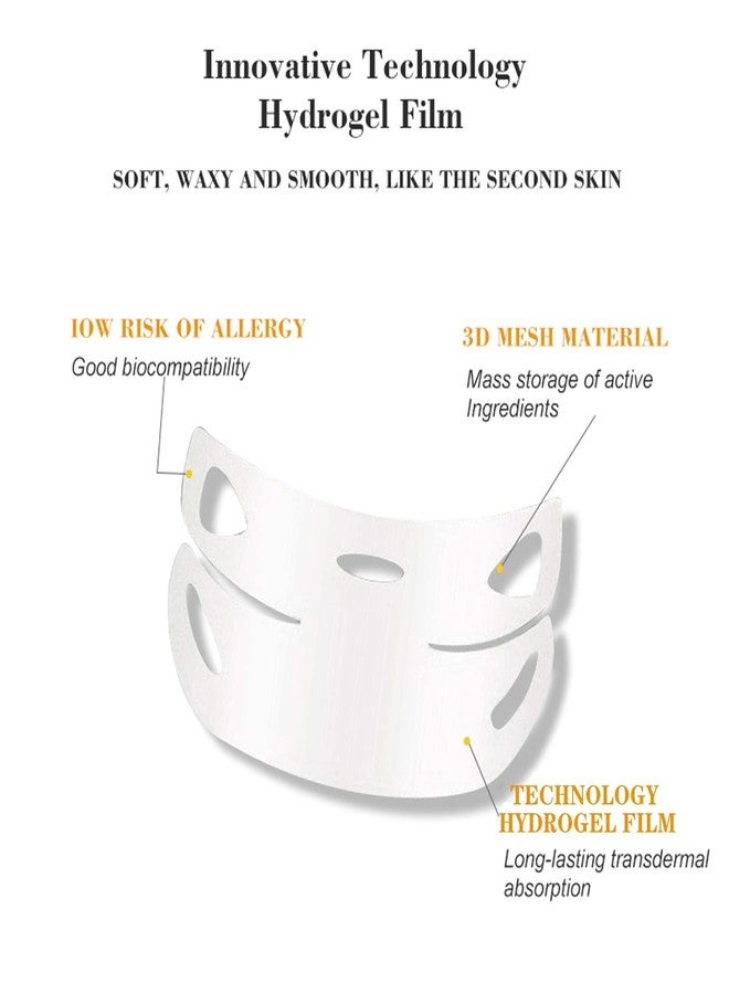 APPTI Double V Shape Chin Reducer Face Lifting Mask, Firming Tightening Facial Mask Chin Up Patch V Line Lifting Mask for Women Men Face and Neck Slimmer 5 Pieces - Image 2