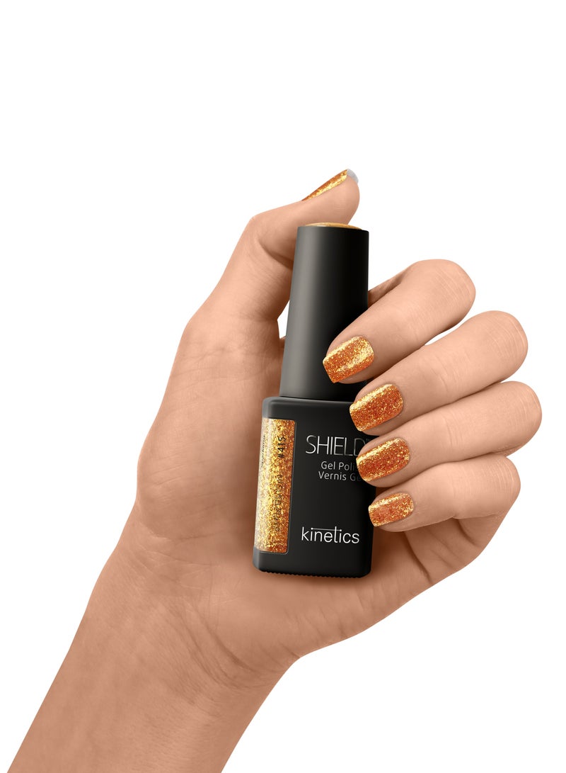 KINETICS SHIELD GEL POLISH 15 ML | #415 SPARKLING - Image 2