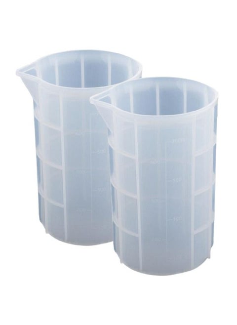 Silicone Measuring Cups for Mixing 700 ML 2 Pices