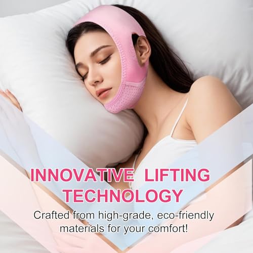 SWAMINE Silicone V-Line Face Mask for Face Lift | Facial Slimming Bandage for Chin & Cheek | Double Chin sleeping strap Reducer for Women & Men | Skin Tightening Belt for Slim Lift,Jaw Exerciser 1 count - Image 2