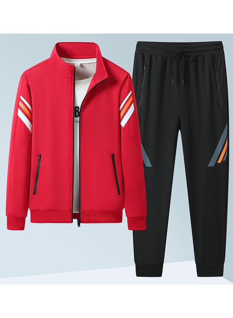 KUYING Men's loose sportswear and sports pants two-piece set  - Image 1