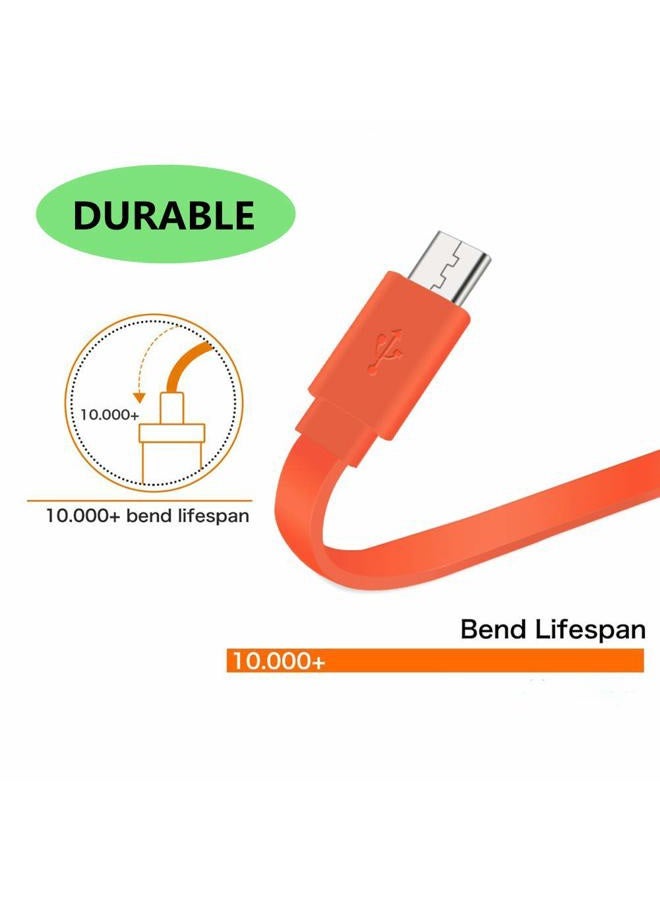 Saipomor كابل استبدال Flip 4 شاحن سريع Micro USB كابل مسطح لمكبر الصوت JBL T500BT JBL Flip3 Clip3 Charge 2+ Charge 3 Pulse 3 بلوتوث لوجيتك UE Boom 22AWG هواتف أندرويد - Image 4