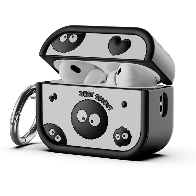Emoh Roced Compatible for AirPods Pro 2 Case with Keychain, Drop Protection, Protective Case, Supports Wireless Charging Cover for AirPods Pro 1st/2nd Generation (2022/2019)- (Cute Sprite) - Image 1