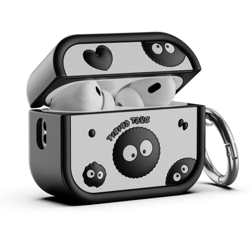 Emoh Roced Compatible for AirPods Pro 2 Case with Keychain, Drop Protection, Protective Case, Supports Wireless Charging Cover for AirPods Pro 1st/2nd Generation (2022/2019)- (Cute Sprite) - Image 4