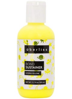 UBERLISS Bond Sustainer Color (Neon Utopia Yellow) 3.7oz Bond - Semi Permanent Direct Dye - Color Depositing Mask - Rebuild Broken Bonds - For Healthy Hair  - Image 1