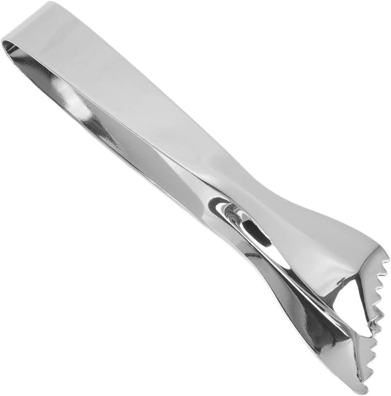 Table Barn Table Barn Stainless Steel Cross Ice Tongs Ice Picker for Bar and Home Size 16 cm  - Image 1