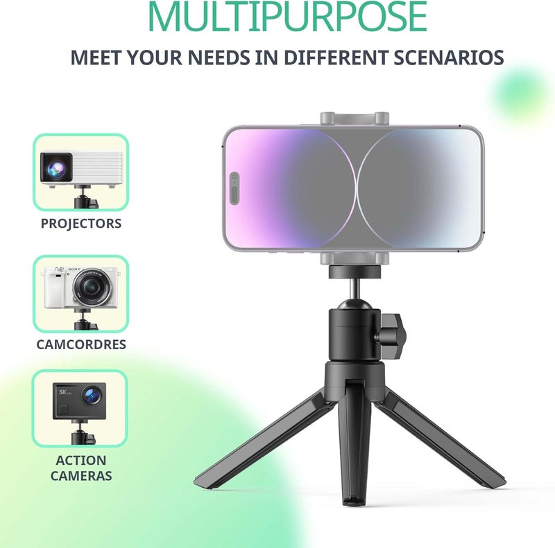YOTON Mini Projector Tripod - Portable Projector Stand With 360° Metal Rotatable Ball Head for Camera, Webcam - Image 5