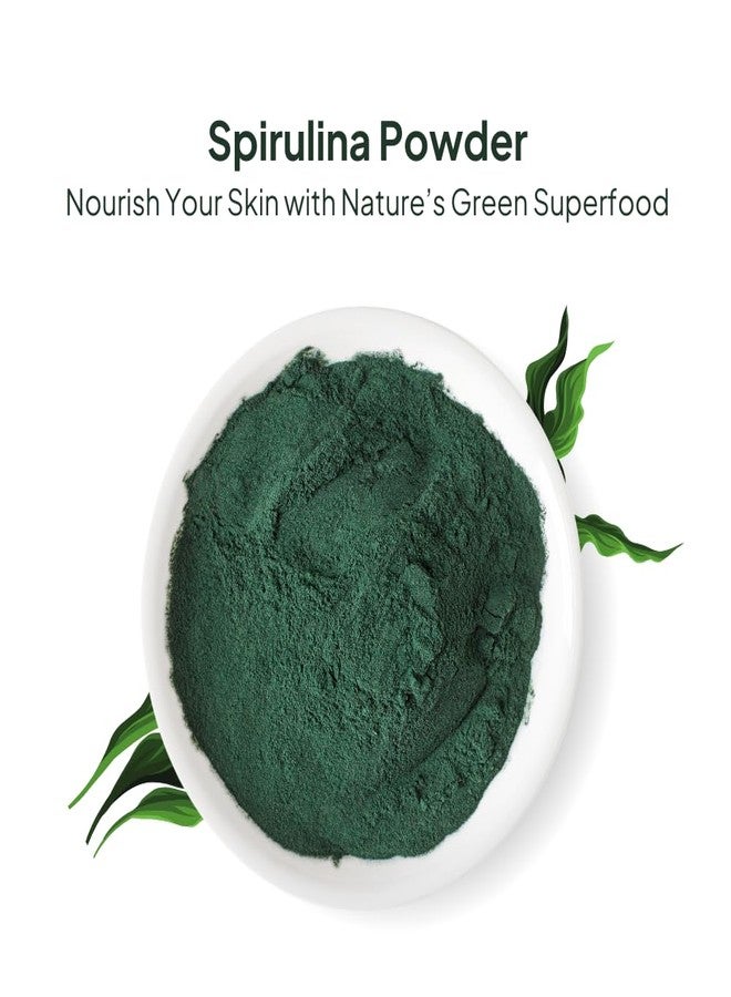 Vriksha Veda Spirulina Powder 70g for Face - Organic, Anti-Aging, Hydrating, & Nourishing for Glowing Skin - Natural Skincare for All Skin Types - Image 2