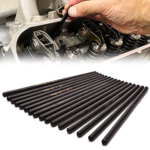 RJSPHH Pushrod Set 7.400" Longx .080",5/16" Diameter Pushrod Set for LS1 LS2 LS3 LS6 LS7 LS9 LSX Engines 99-13 Silverado Sierra 4.8L 5.3L 6.0L Pack of 16 - Image 2