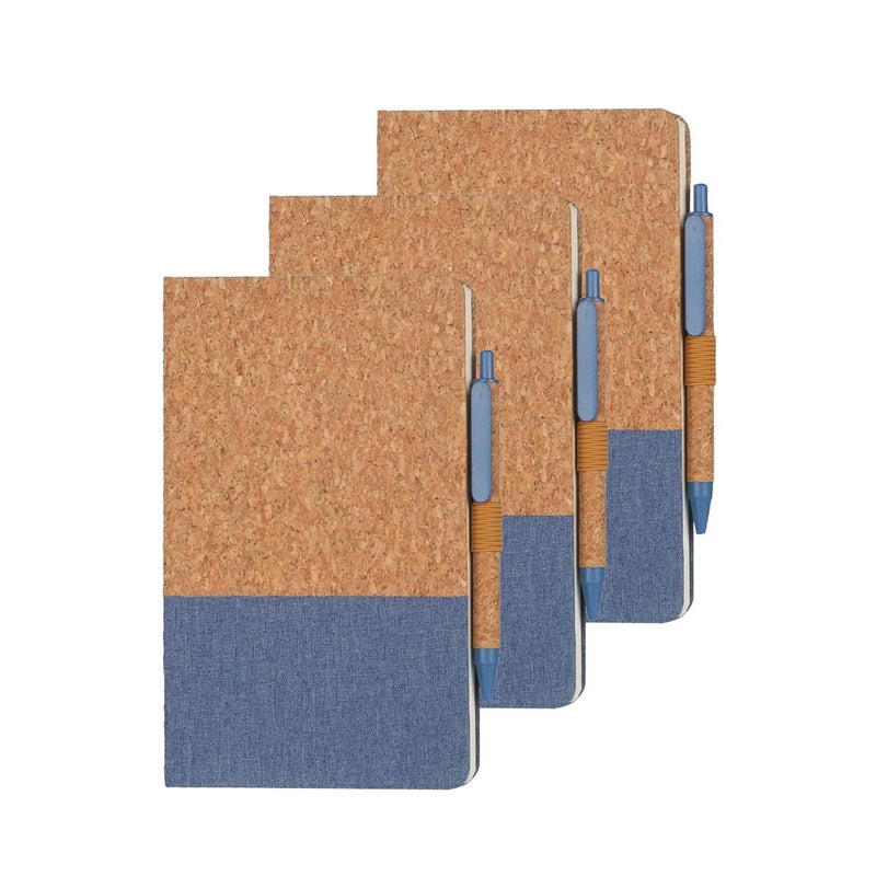 Eco-neutral Eco-friendly Notebook and Pen Set - Pack of 3 - Image 1
