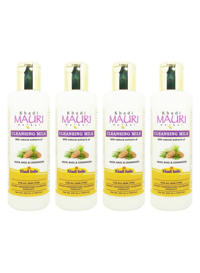 Khadi Mauri Cleansing Lotion - Pack of 4 (840 ml)