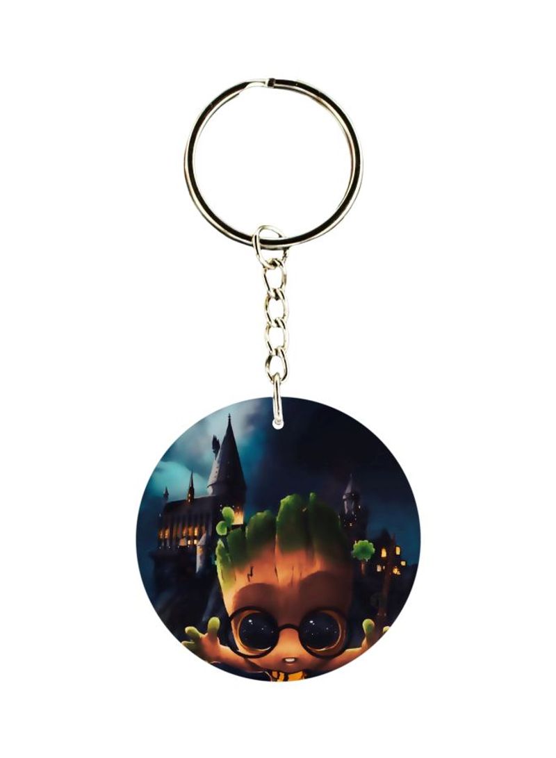 Cartoon Charecter Printed Key Chain