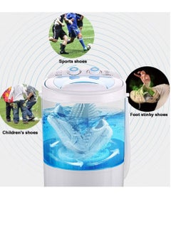 ELTRAZONE Shoe Washing Machine Small Household, Portable Lazy Washing Machine, 360° Cleaning, 10 Minutes Fast Cleaning, Safe Material Does Not Hurt Shoes Blue/White  - Image 2