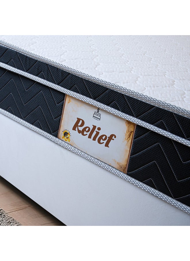 Bed and Mattress Zone Relief Euro Top Bonnell Spring Mattress 90x190 Single Size  - Image 5