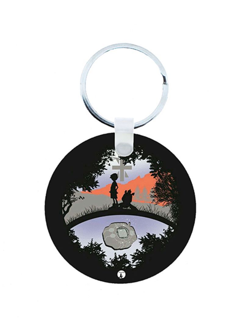 RKN Digimon Anime Wooden Keychain