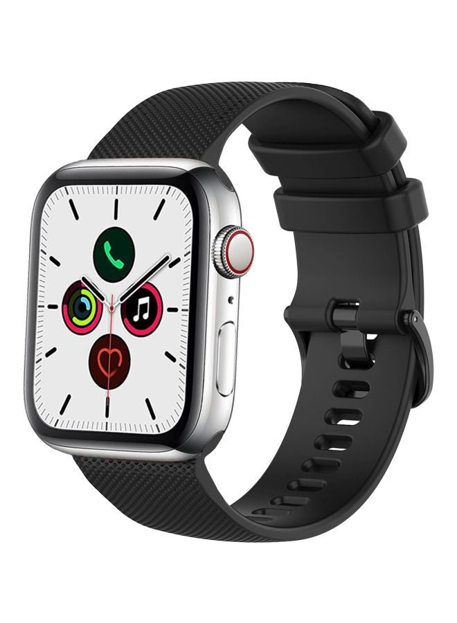 Perfii Matrix Replacement Band For Apple Watch Series 5/4/3/2/1 44/42mm Black - Image 1