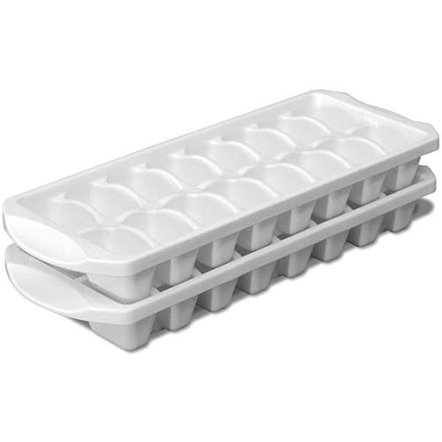 Sterilite ستيرلايت 72408012، صينية مكعبات الثلج القابلة للتكديس، بيضاء - 1 عبوة (FBA_72408012) - Image 2