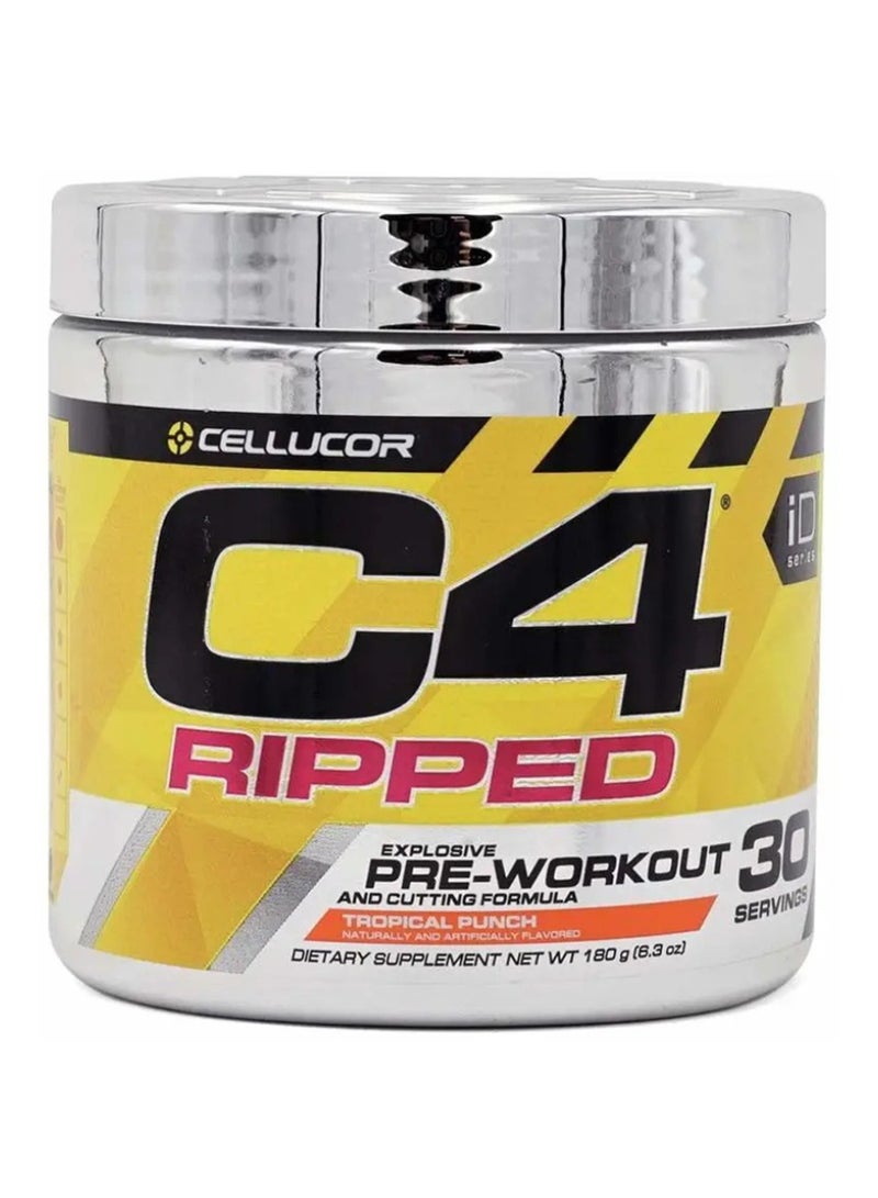 سيلوكور مسحوق C4 Ripped قبل التمرين بنكهة الفواكه الاستوائية - Image 1