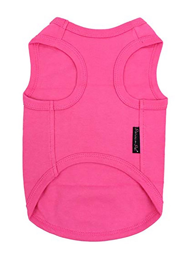 NIBEMINENT Parisian Pet Embroidered T-Shirt Pink X-Large - Image 1