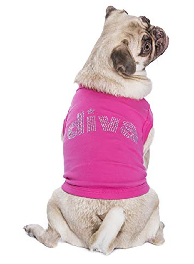 NIBEMINENT Parisian Pet Embroidered T-Shirt Pink X-Large - Image 3