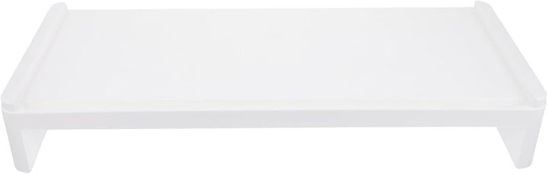 Plastic Desktop Monitor Stand Riser with Storage Space Smooth Edges Strong Bearing Capacity - Image 1