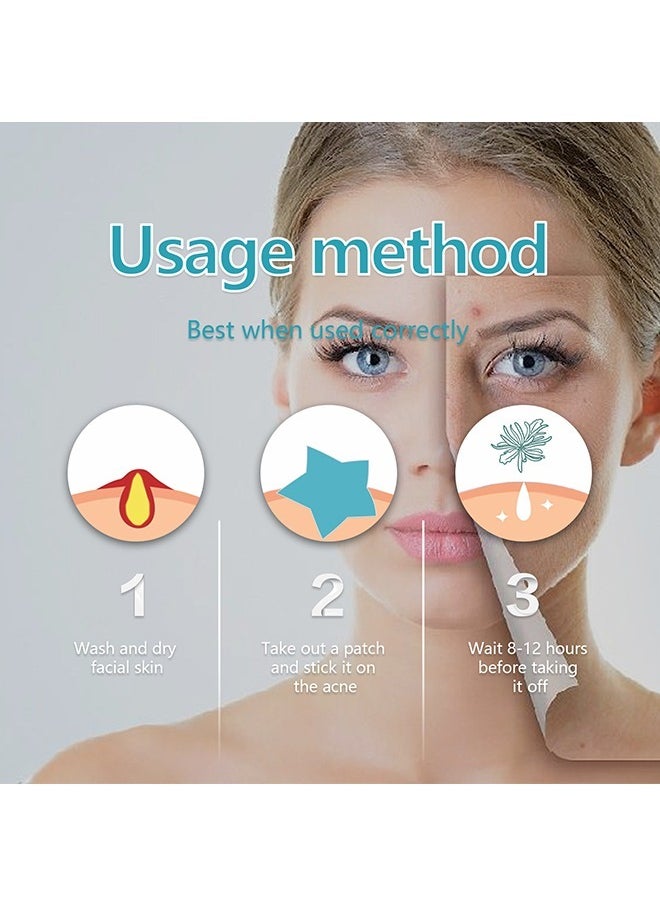 West&Month Pimple Patches for Face, 216 Pcs Hydrocolloid Acne Patches for Covering Zits and Blemishes, Cute Spot Stickers for Skin Care  - Image 5