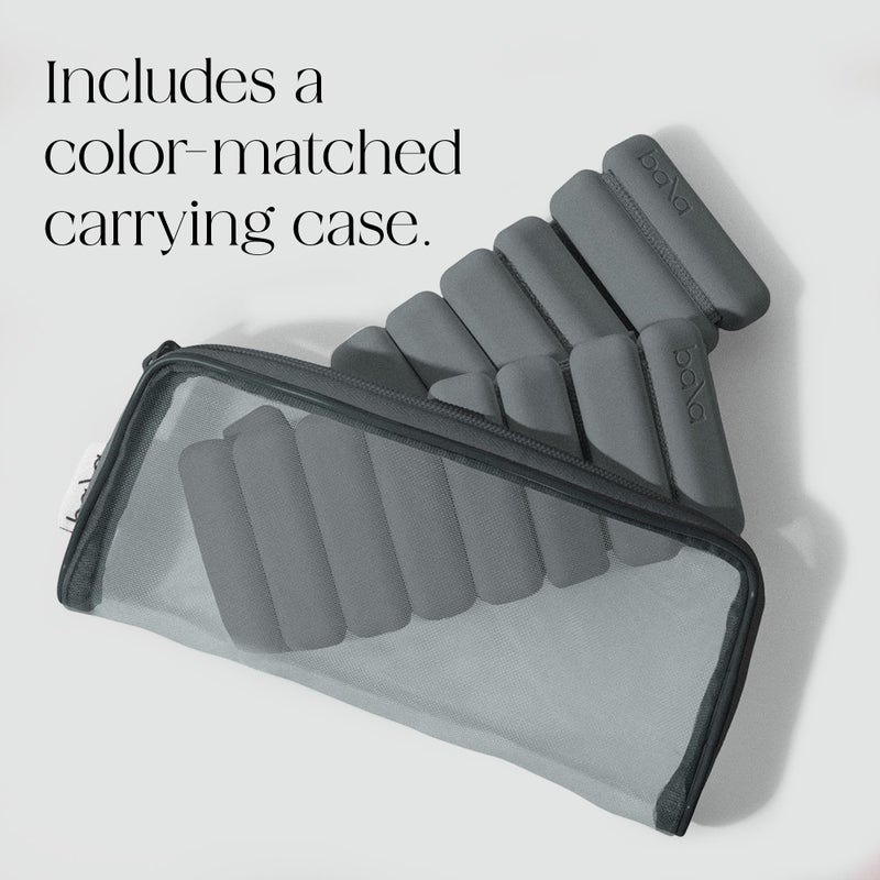 Bala Bangles Wrist & Ankle Weights for Women & Men - 2 lb Adjustable Weighted Bands - Soft Silicone Arm & Leg Weights for Pilates, Yoga, Walking, Barre, Home Workout & Strength Training Exercise - Image 5