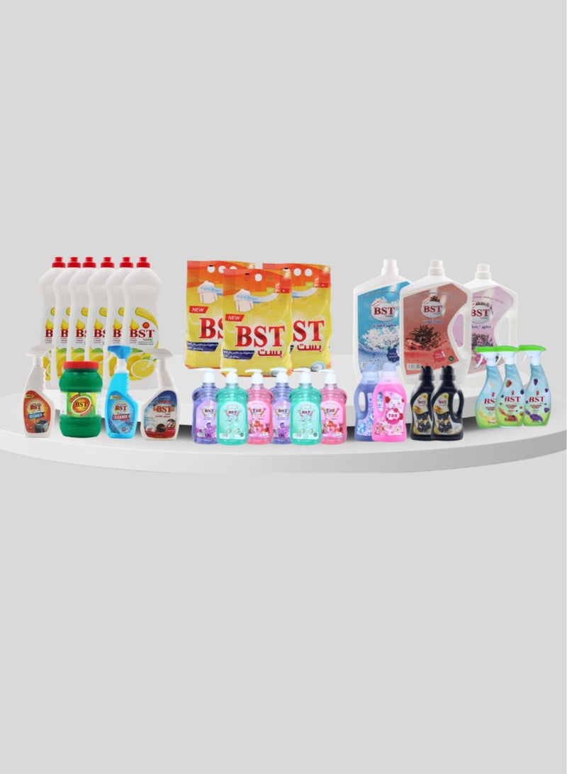 Composition of the Comprehensive Cleaning Set