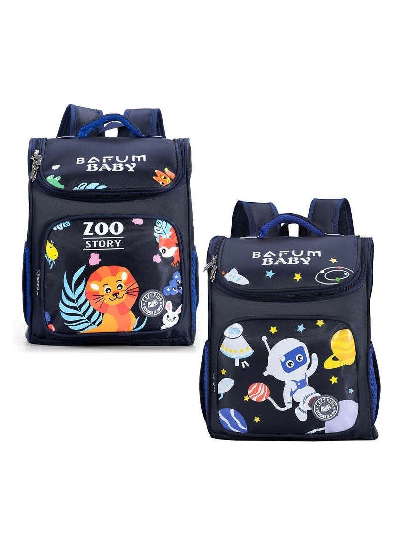 Eazy Kids - Eazy Kids Astronaut School bag-Blue - Image 1