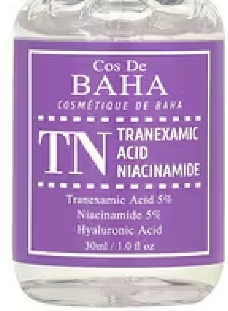 كوس دي باها سيروم حمض الترانيكساميك ٥٪ مع النياسيناميد ٥٪ للوجه/الرقبة - يساعد على تقليل مظهر فرط التصبغ وتغير اللون والبقع الداكنة ومزيل الكلف، ٣٠ مل - Image 3