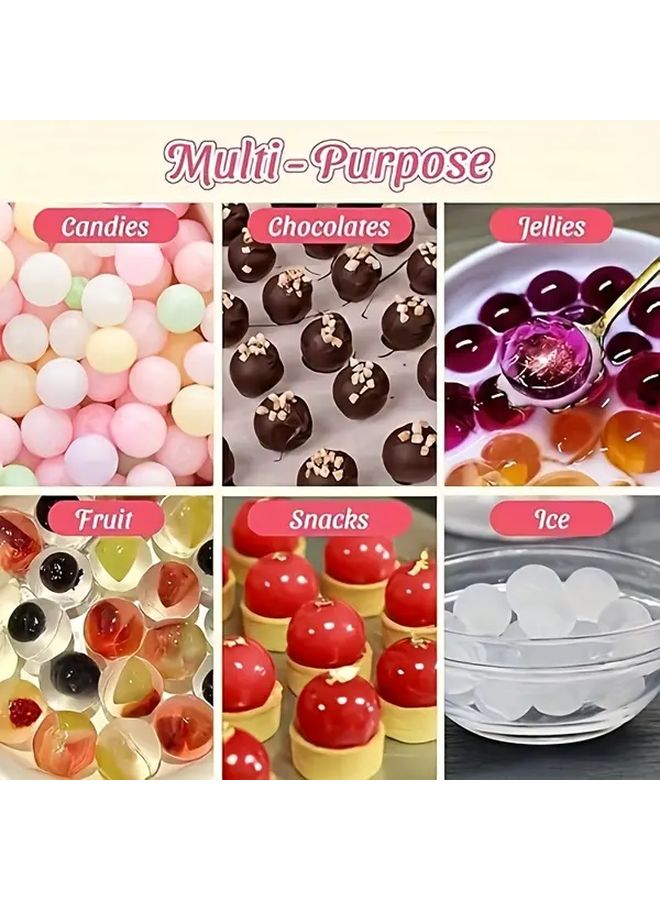 1pc 35 Cavity Spherical Chocolate Silicone Mold Easy Release Reusable Baking - Image 5