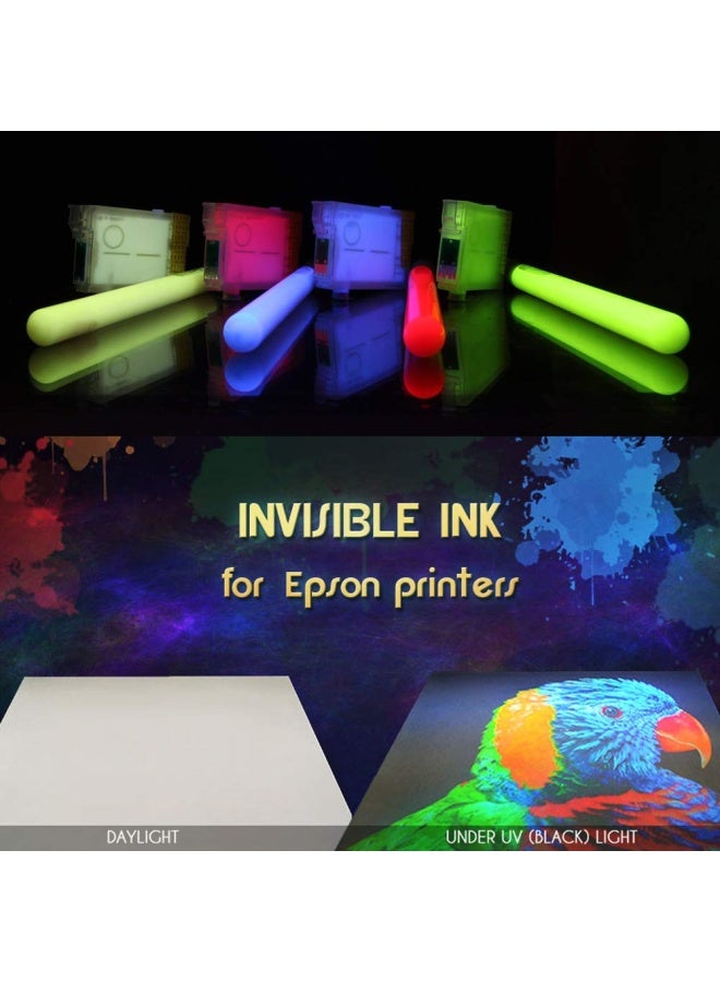 Professional アリエールProfessional Invisible UV Ink for Inkjet Printers 4 Colors Set - Image 5