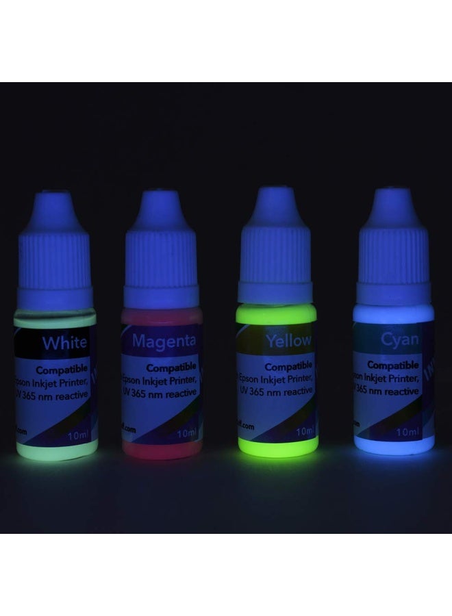 Professional アリエールProfessional Invisible UV Ink for Inkjet Printers 4 Colors Set - Image 4