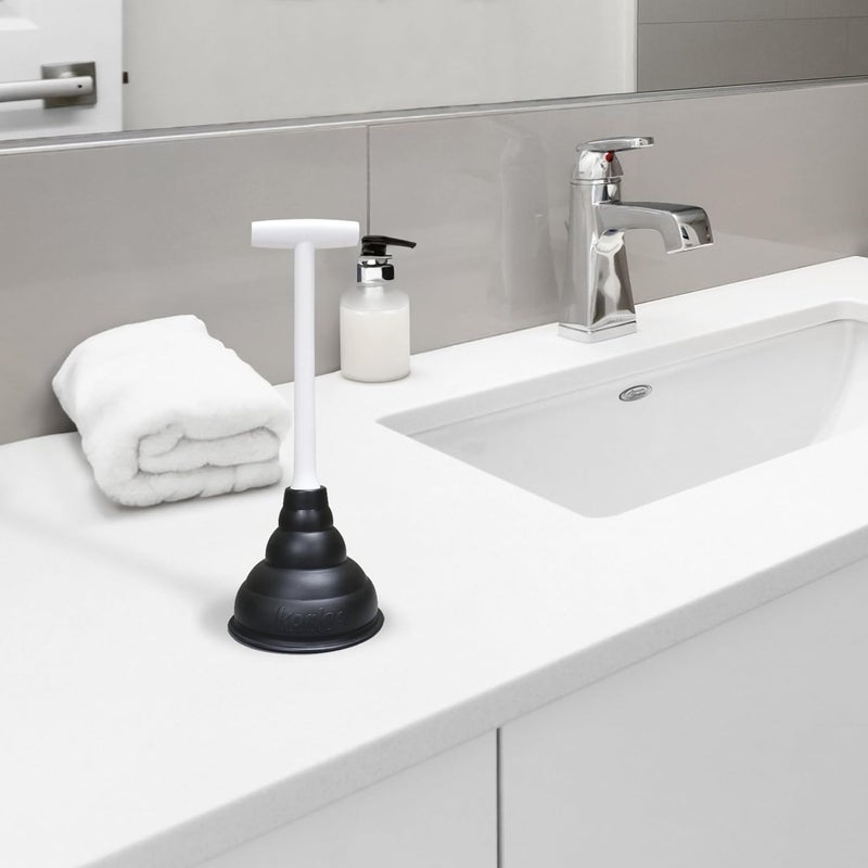 Korky Korky Beehive Mini Sink and Drain Plunger  Works for Bathrooms Kitchens Sinks Baths and Showers  Strong Suction Power for Easy Clog Removal  - Image 2